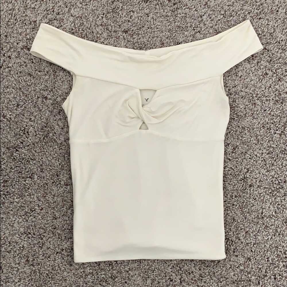 Off the shoulder crop top